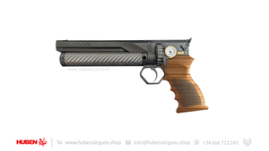 Huben Pistol GK1 black with walnut handle